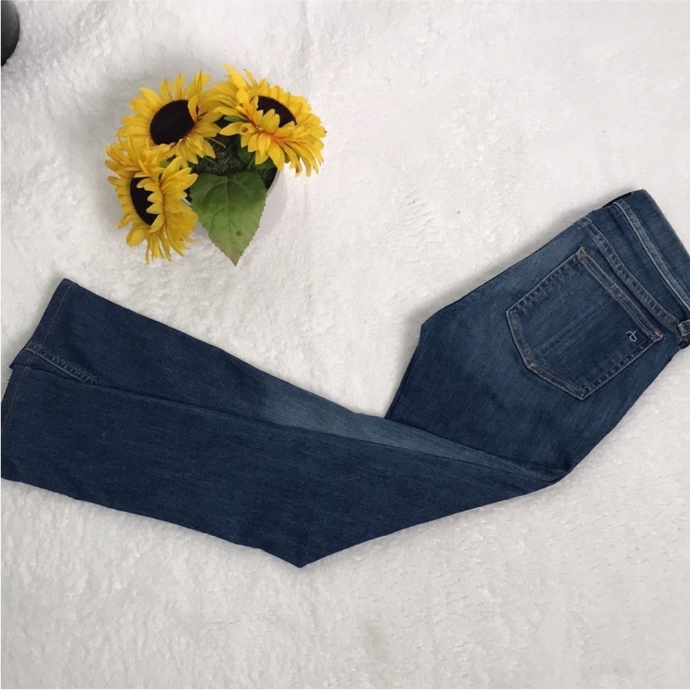 rag & bone skinny ankle jeans in rae - Picture 4 of 6